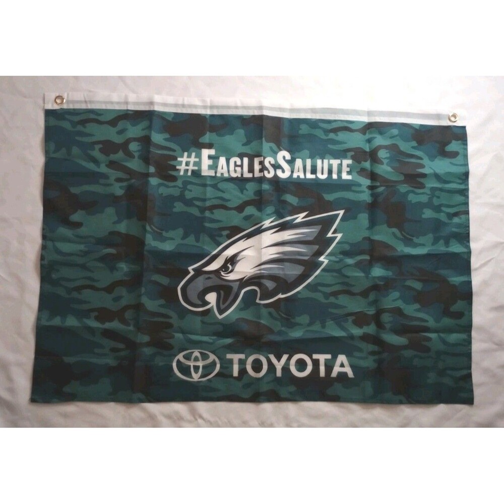 Philadelphia Eagles NFL Salute To Service Flag Toyota Stadium Promo 2018-Dallas